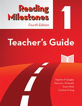 Reading Milestones–Fourth Edition, Level 1 (Red) Teacher's Guide-E-Book